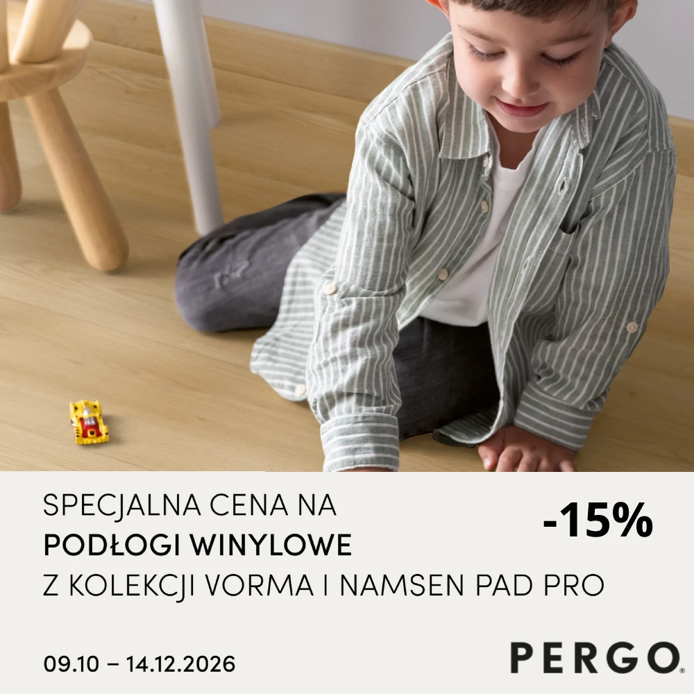 Promocja Pergo Winylowe -15% w salonach Romax Warszawa
