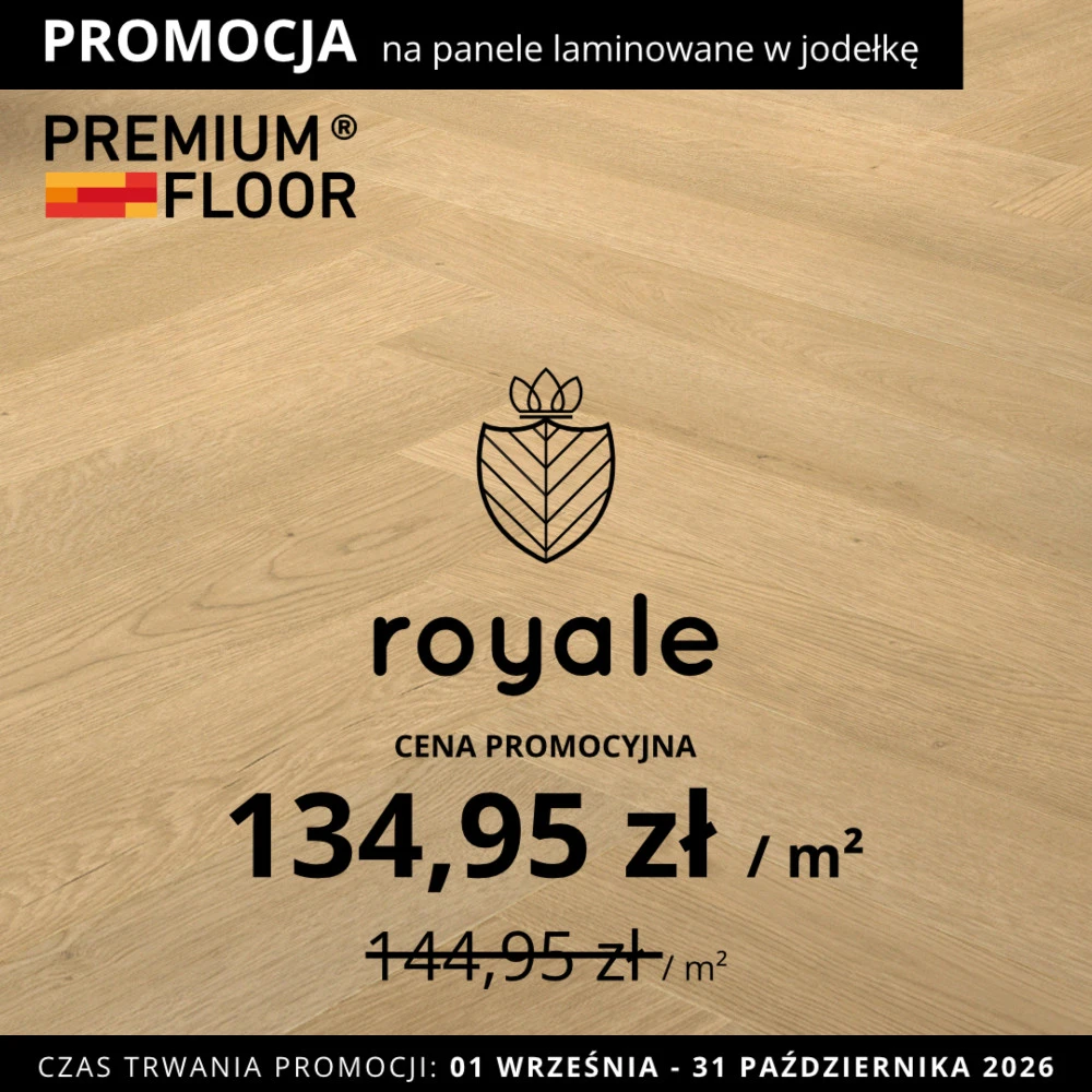 Promocja Premium Floor Royale w salonach Romax Warszawa