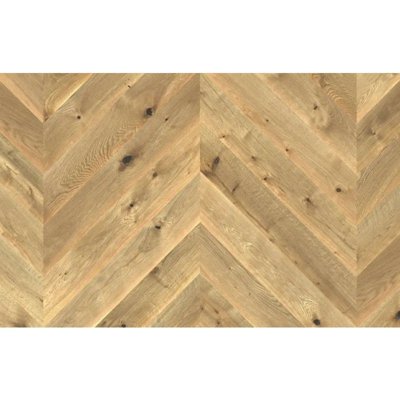 Jawor-Parkiet Economy Jodła Francuska Chevron Dąb Rustikal Lakier, Szczotka, Faza V4