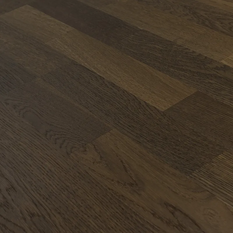 3W1L Dąb Czarny (FertigDeska Luxury) Szczotkowanie, Lakier Wymiary: 2190-1400x195x13,0/3,0(+/-0,5) mm