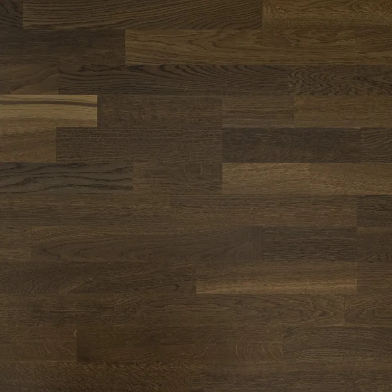 3W1L Dąb Czarny (FertigDeska Luxury) Szczotkowanie, Lakier Wymiary: 2190-1400x195x13,0/3,0(+/-0,5) mm