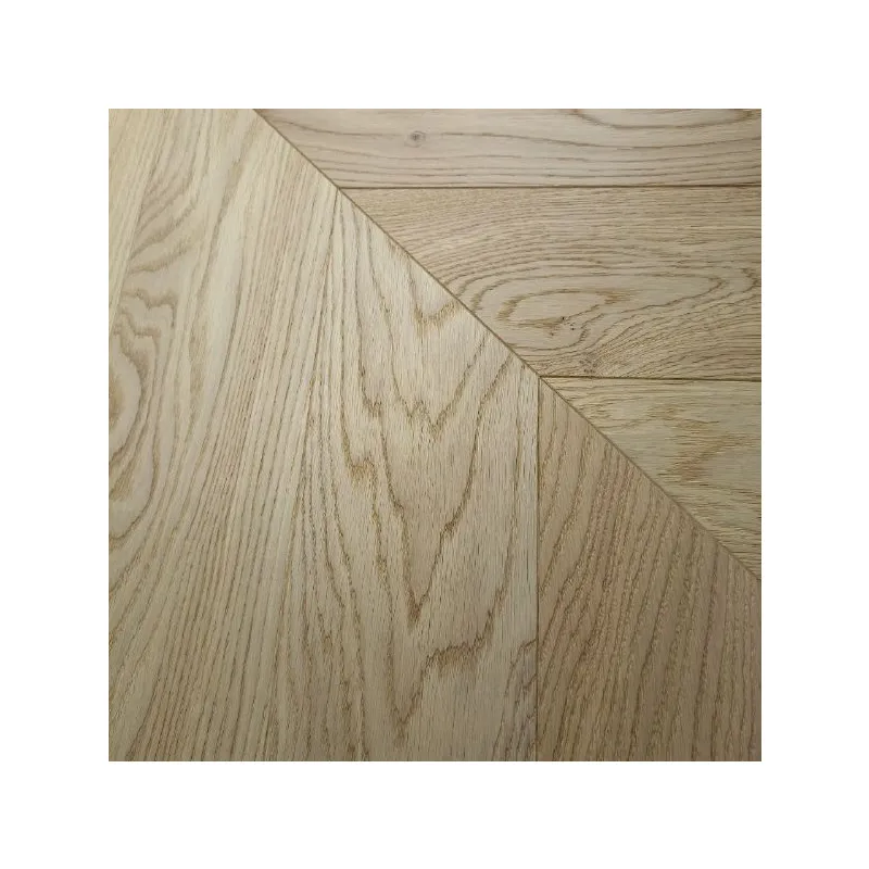 Dąb Porcelain (Chevron – jodełka francuska) Olejowosk, Szczotkowanie, Fazowanie V4 Wymiary: 560x130x14,5/3,0(+/-0,5) mm