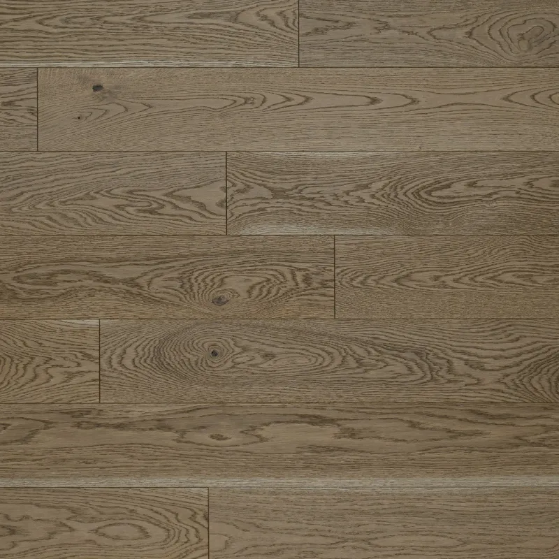 Dąb Gris Line (Fertig Deska) Olejowosk, Szczotkowanie, Fazowanie V4 Wymiary: 1290-700x140x14,5/3,0(+/-0,5) mm