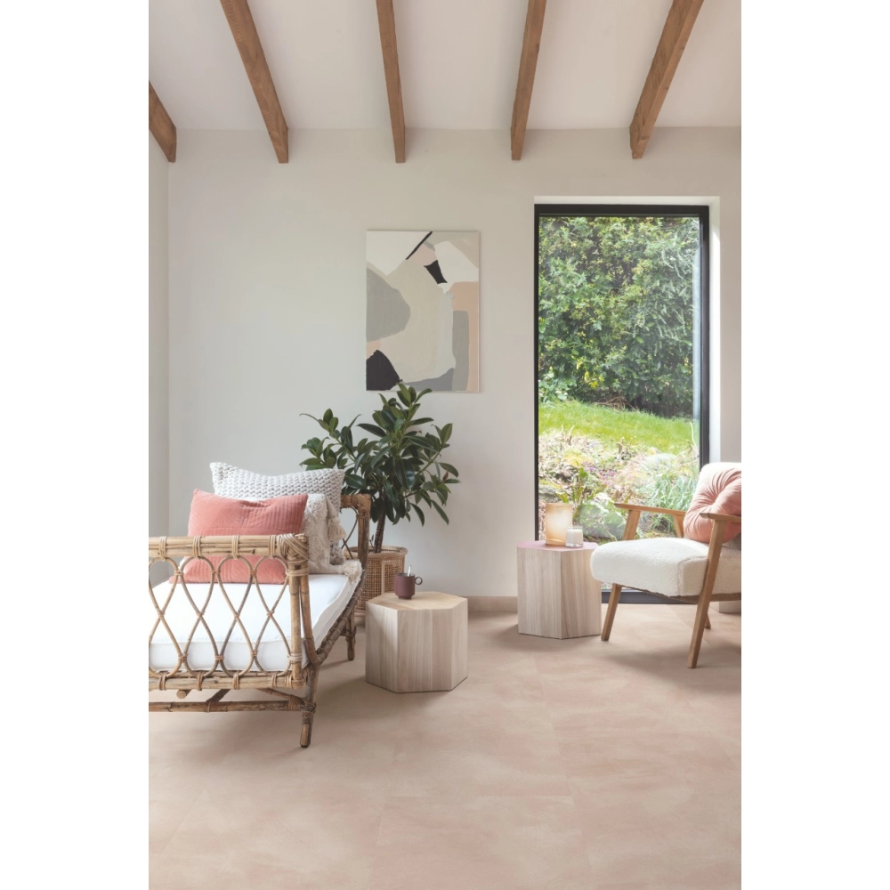 Panel Winylowy Quick Step Ze Zintegrowanym Podkładem Alpha Illume Soft Blush AVMTU40333