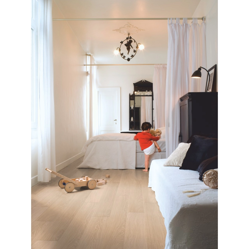 Panel Laminowany Quick Step IMpressive Dąb Biały Satynowy IM3105