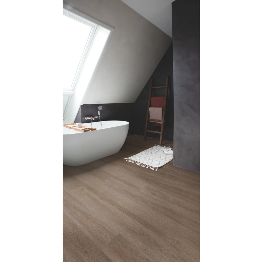 Panel Winylowy Quick Step Klejony Pulse Glue Plus Dąb Winny Brązowy PUGP40078