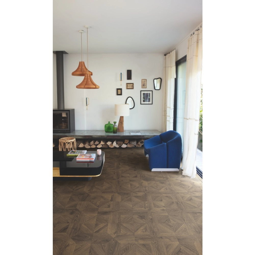 Panel Laminowany Quick Step IMpressive Patterns Dąb Królewski Ciemno-Brązowy IPA4145