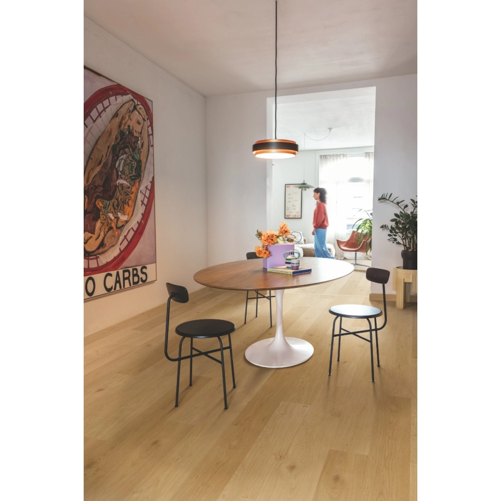 Panel Winylowy Quick Step Ze Zintegrowanym Podkładem Alpha Blos Dąb Coast Miodowy AVSPU40320