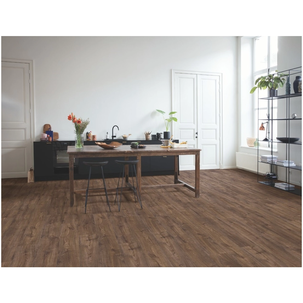 Panel Winylowy Quick Step Ze Zintegrowanym Podkładem Alpha Bloom Dąb Czekoladowy Jesienny AVMPU40199