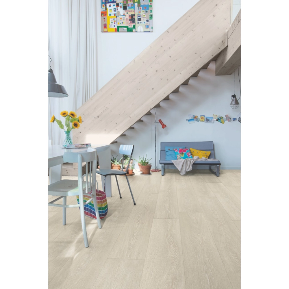 Panel Laminowany Quick Step Majestic Dąb Nizinny Jasny Beżowy MJ3554