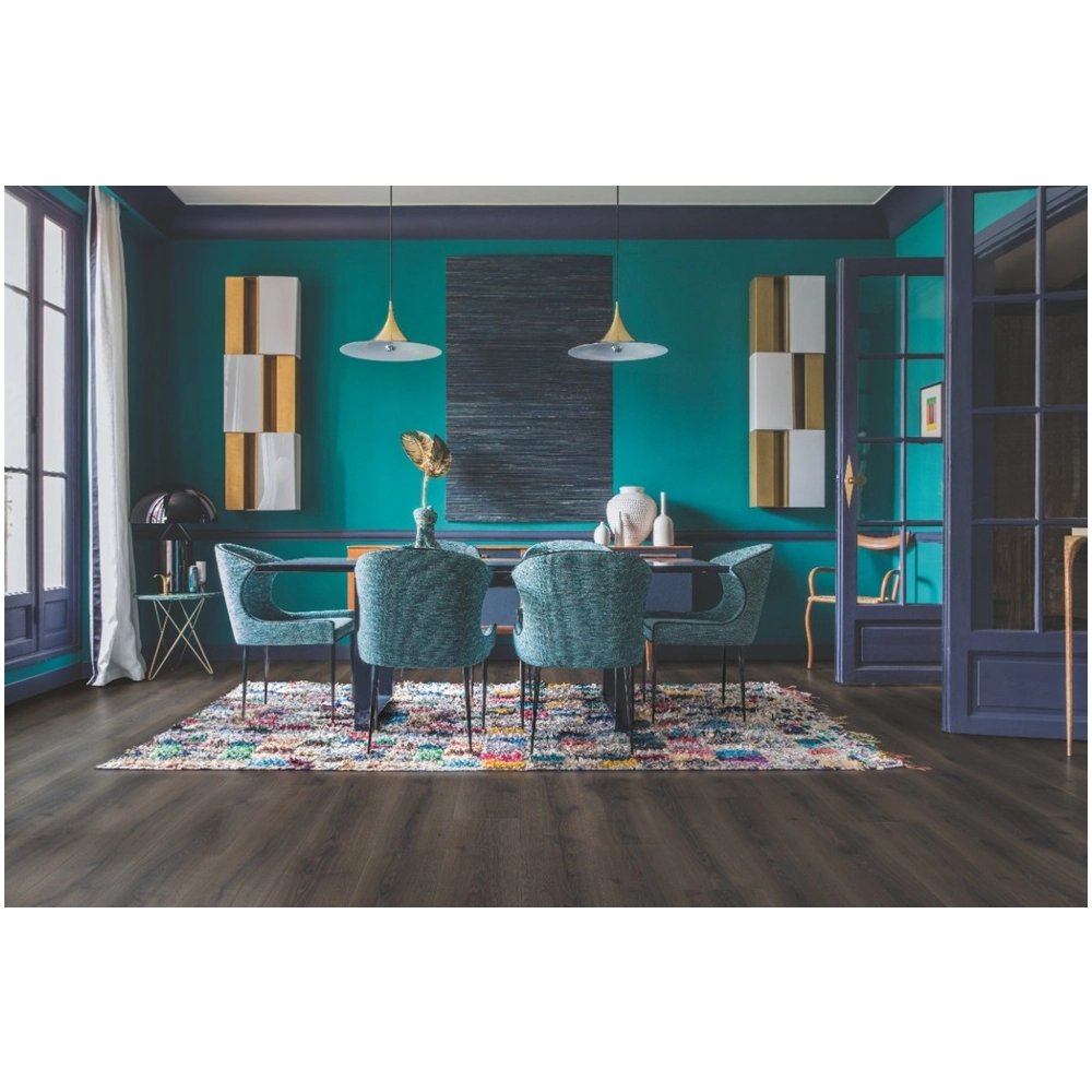 Panel Laminowany Quick Step Majestic Dąb Pustynny Szczotkowany Ciemnobrązowy MJ3553