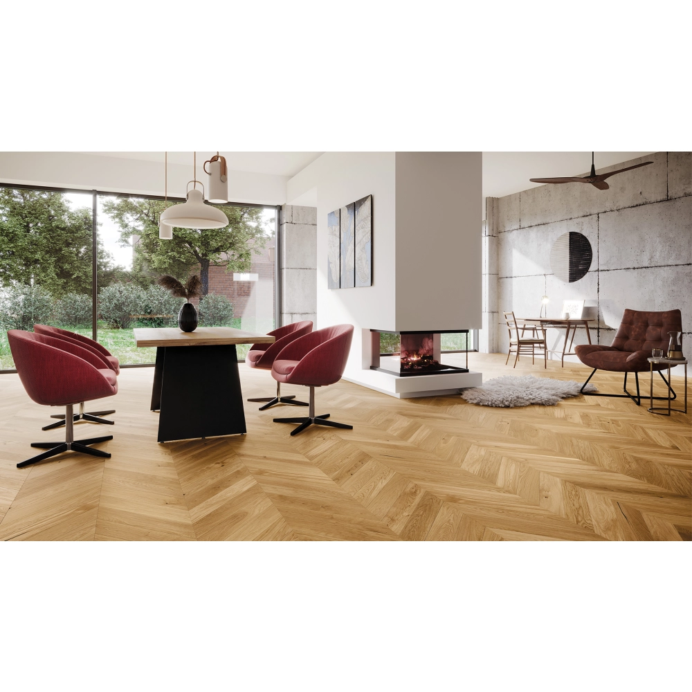 Barlinek Dąb Bright CLASSICO LINE CHEVRON