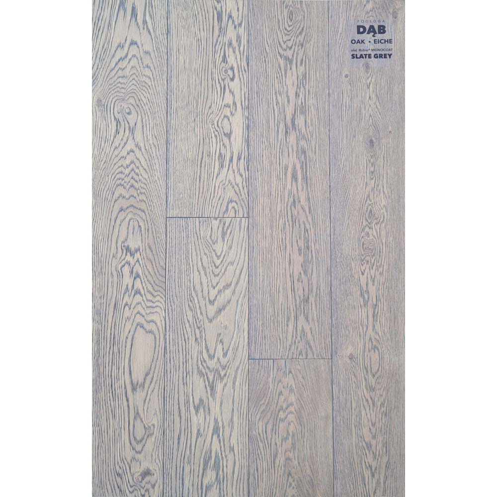 Witgos Dąb Slate Grey deska olejowana Rubio Monocoat w wymiarze XXL (14x180x2400mm)