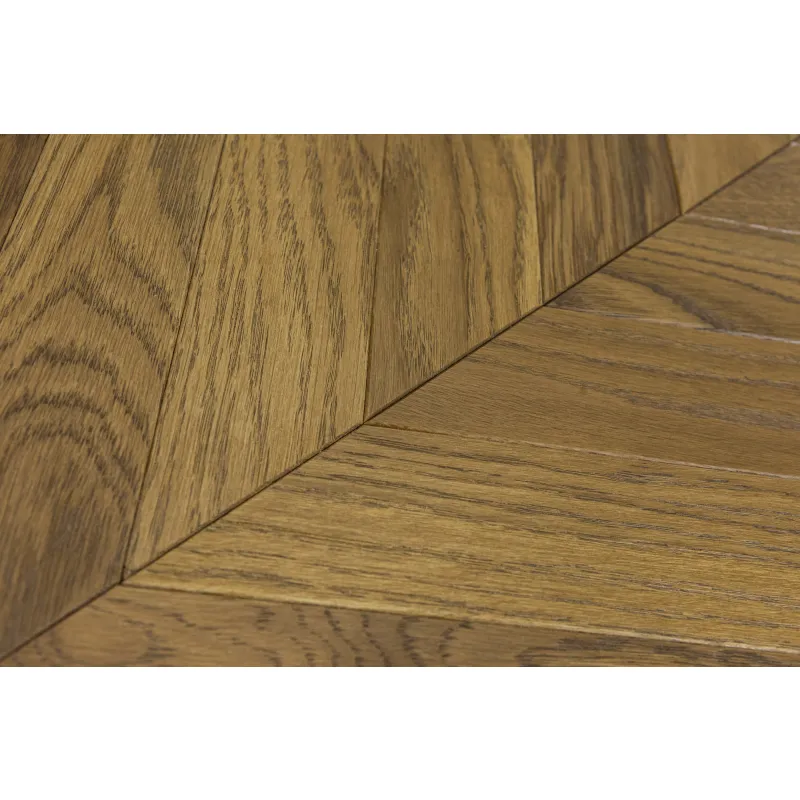 Podłoga Drewniana Warstwowa Dąb Złota Jesień Chevron Jodła Francuska Mix