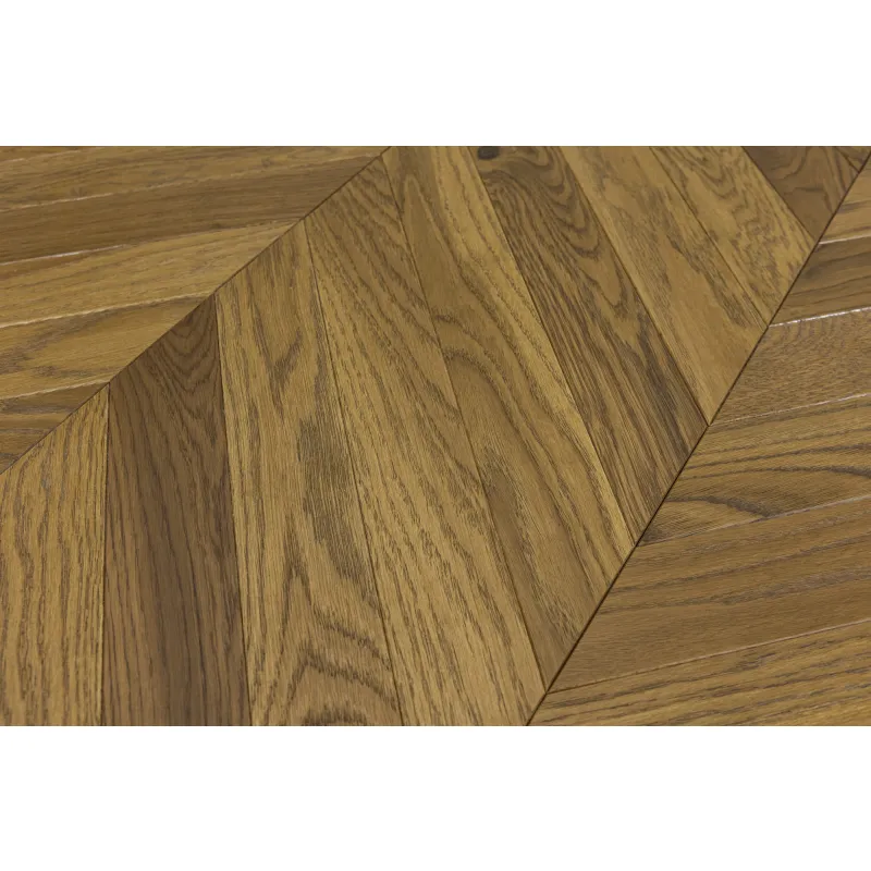 Podłoga Drewniana Warstwowa Dąb Złota Jesień Chevron Jodła Francuska Mix
