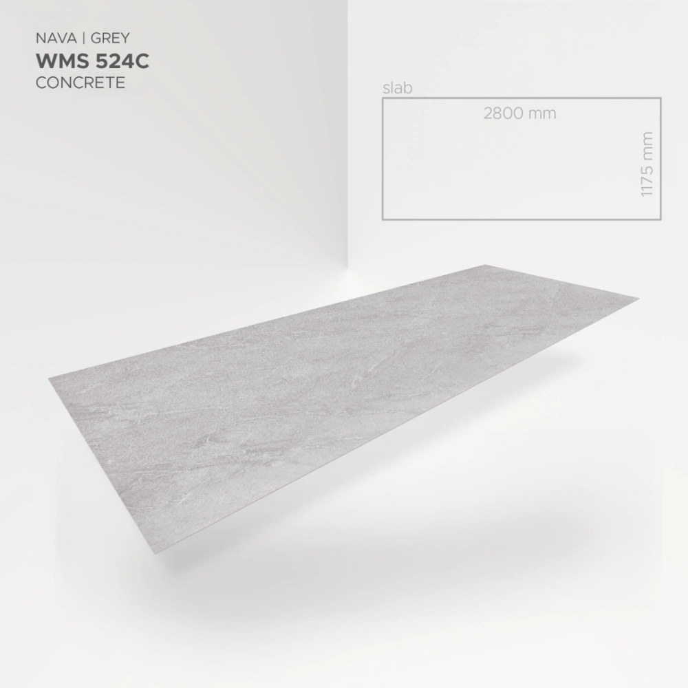 Modee Slab Mineralny SPC Nava Grey WMS524C 2800x1175 mm