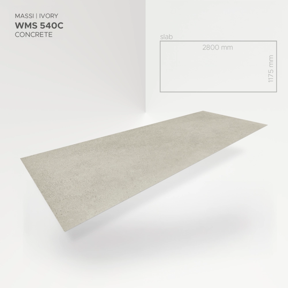 Modee Slab Mineralny SPC Massi Ivory WMS540C 2800x1175 mm