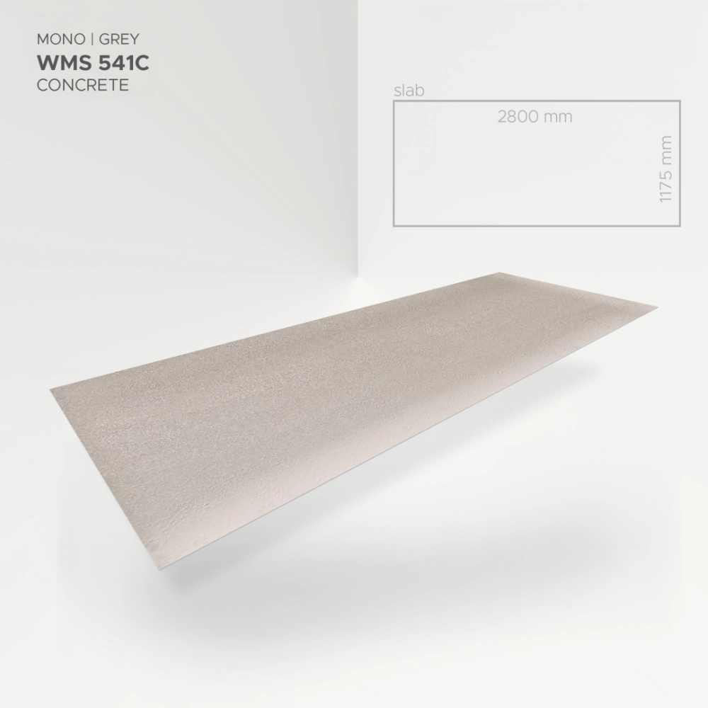 Modee Slab Mineralny SPC Mono Grey WMS541C 2800x1175 mm
