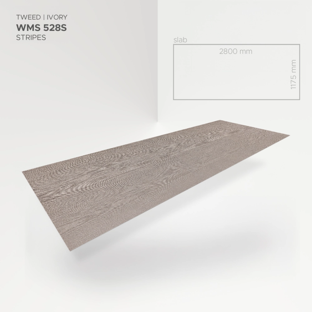 Modee Slab Mineralny SPC Tweed Ivory WMS528S 2800x1175 mm