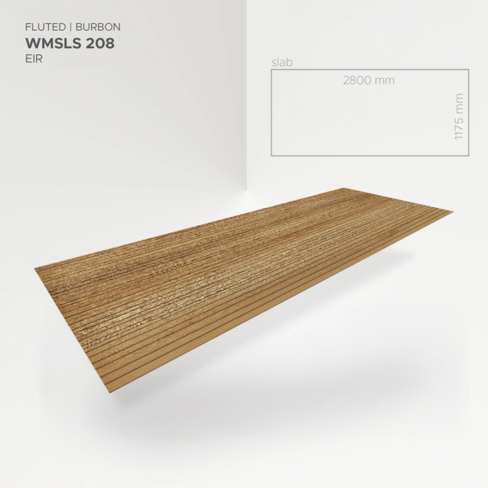 Modee Slab Mineralny SPC Fluted Burbon WMSLS208 2800x1175 mm