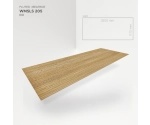 Modee Slab Mineralny SPC Fluted Beatrice WMSLS205 2800x1175 mm