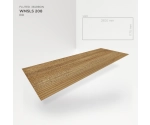 Modee Slab Mineralny SPC Fluted Burbon WMSLS208 2800x1175 mm