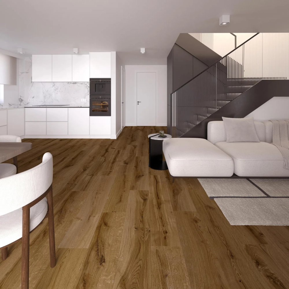 Panele winylowe Barlinek Aura Line Dąb Joseph 240 x 1220 z podkładem DP0000006
